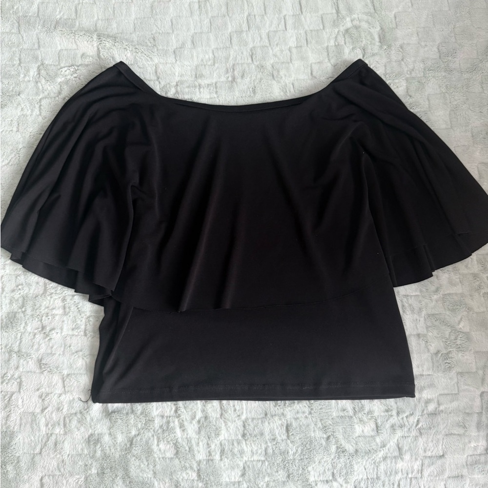 Black Women's off-shoulder Top